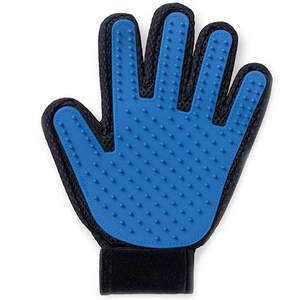 Комплект: Зубная щетка для собак ChewBrush + перчатки для чистки животных FP-130 Pet Gloves