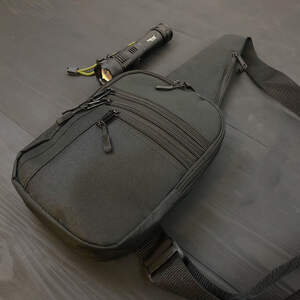 Набор 2 в 1! Качественная тактическая сумка с кобурой + профессиональный фонарь CF-405 POLICE BL-X71-P50