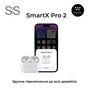 Наушники беспроводные SmartX Pro 2 Premium Bluetooth премиум качество блютуз наушники ААА+